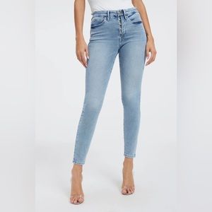 317 NWT Good American Good Legs Skinny Jeans in Indigo317